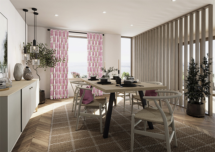 Classic Woodland, Pink Blossom - Made to Measure Curtains - Image 7